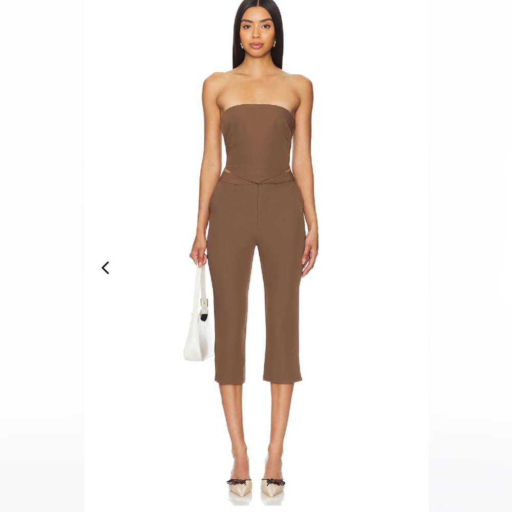 NWT REVOLVE Capri tube top matching set